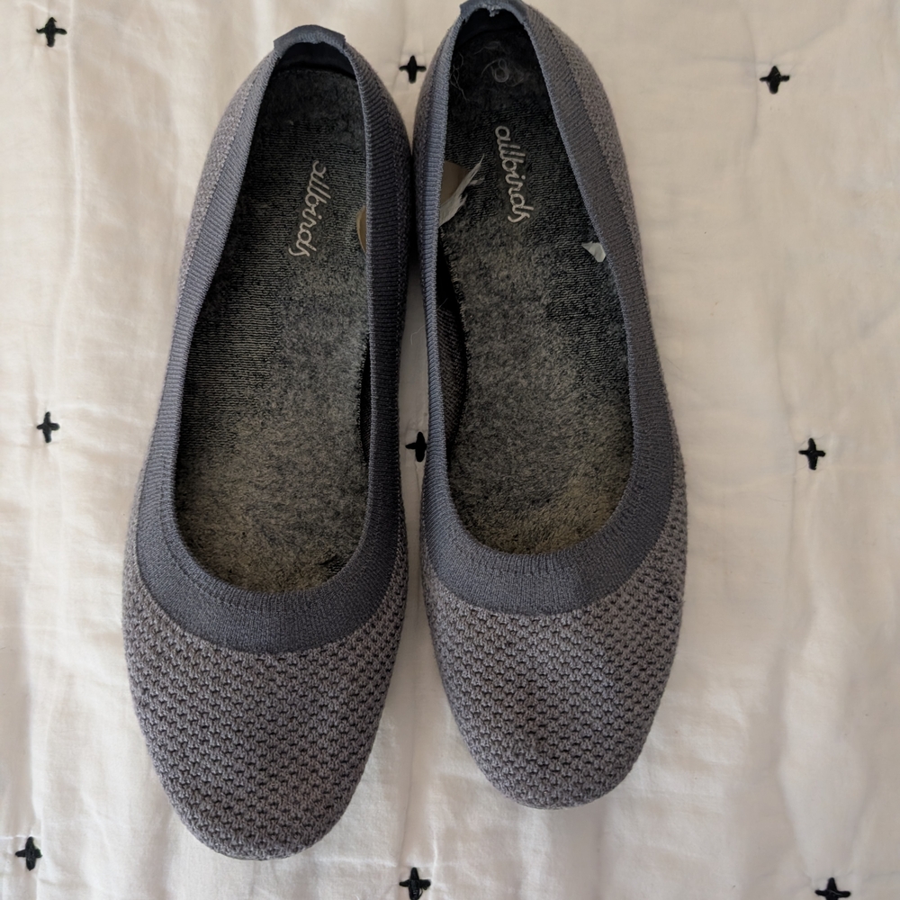 allbirds Women’s Charcoal Knit Ballet Flats
